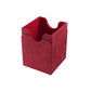 Squire 100+ Xl Convertible Deck Box | Card Storage Box With Removable Cover Clips | Holds 100 Double-Sleeved Cards In Extra Thick Inner Card Sleeves | Red Color | Made By Gamegenic (Ggs20099Ml)