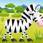 Ravensburger My First Puzzle: On Safari Jigsaw Puzzle (2-5 Pieces) - Unique Cardboard Design for Kids, Multi-Color, Model 7301