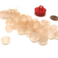 Chessex Manufacturing Chx01194 Glassstonestube - Crystal Pink Frosted  Board Gaming Stone - 40 Piece