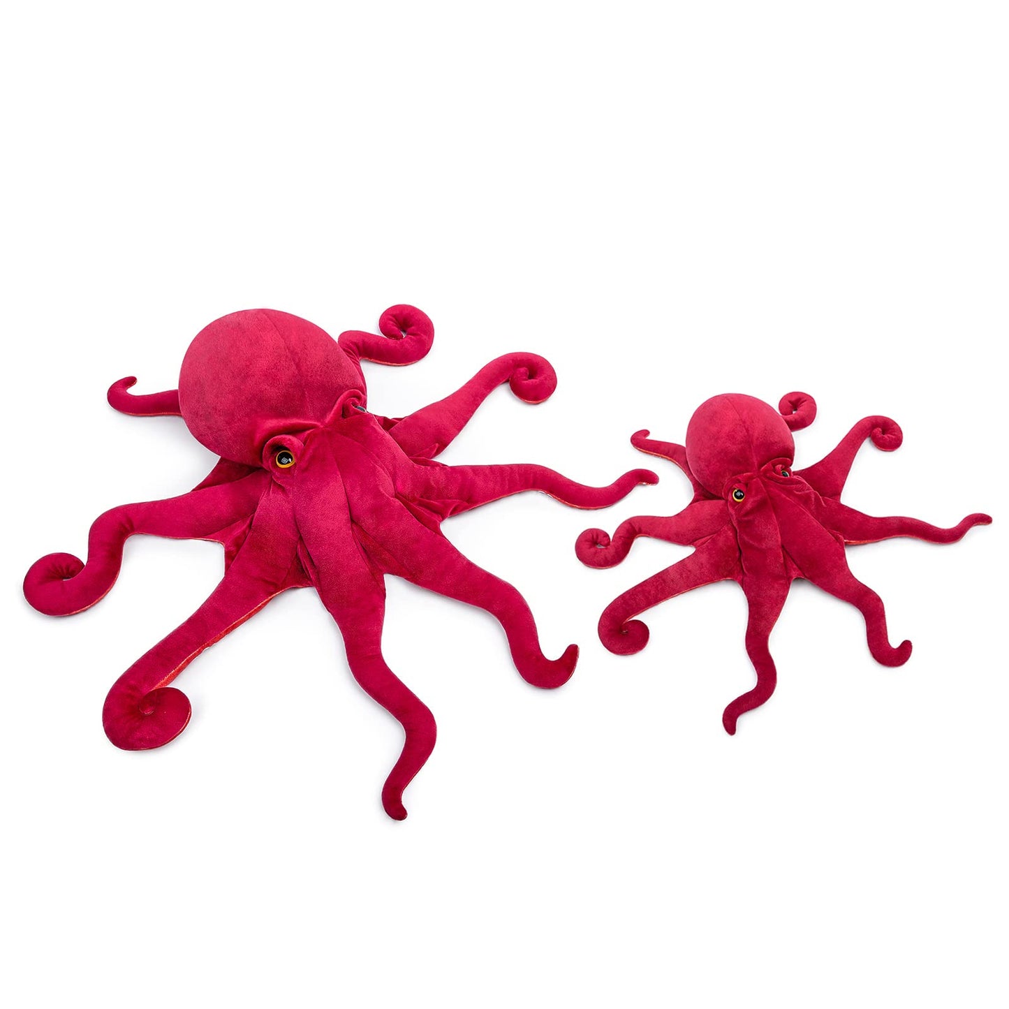 Zhongxin Made Simulation Octopus Plush Toy - Super Large 32Inch Red Soft Real Life Octopus Stuffed Animal Toys, Lifelike Deep Se