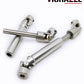 VICRAZZE RC Stainless Steel Drive Shaft 90-125mm for 1/10 RC Crawler Traxxas TRX4 TRX6 Axial SCX10 Wraith Capra D90 TF2 Redcat G