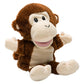 Hollyhome Hand Puppets Monkey Animal Puppets Zoo Plush Animal Toys 13 Inches