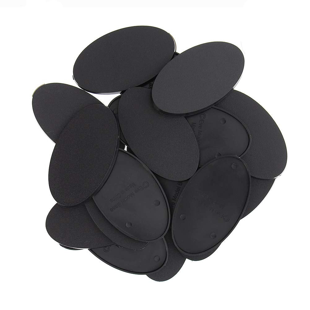 Evemodel MB990 20pcs Base 90X52mm or 3.54x2.05inch Plastic Model Bases for Gaming Miniatures or Wargames Table Games