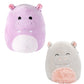 Squishmallows 5 Hippo & 10 Hippo 2-Squish Value Pack - Get One Jumbo & Mini Official Jazwares Plush for Less - Collectible Soft 