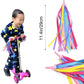 Kortes 1 Pack Kids Bike Bell And 2 Pack Kids Bike Streamers For Children'S Bike Accessories (Pink & Green)