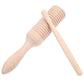 Kisangel Wood Percussion Guiro Musical Tone Block Craft Instruments Educational Musical for Preschool Wooden Toys Baby Toys