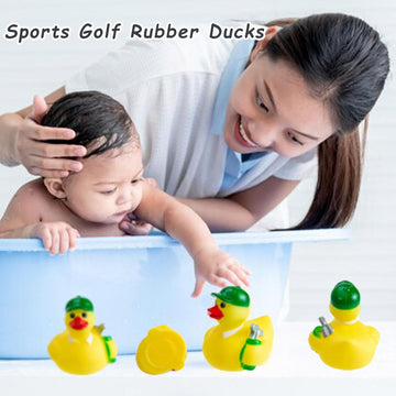 Nuwani Sports Golf Rubber Ducks That Float Upright Race For Kids Party Favors Bath Toys Jeep Ducking Bulk For Classroom Bath Rub