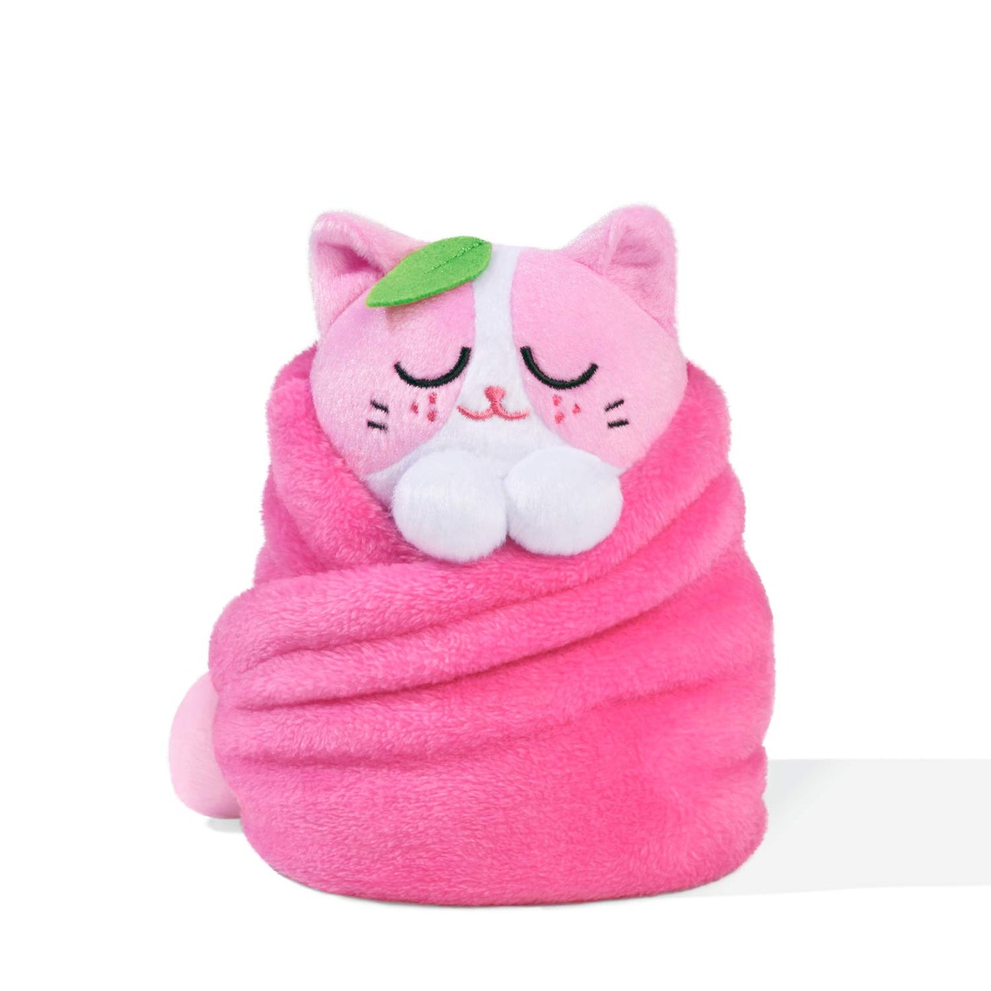 Hashtag Collectibles Purritos Series 3 - Strawberry Cat Toy Figure, Pink & White, 6.5'Lx3.5'Wx5'H