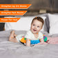 Teytoy Tummy Time Pillow With Crinkle Mat & Teethers, Black And White High Contrast Baby Toys With Mirror, Montessori Sensory Crawling Toy For Infant Newborn Toddler Tummy Time Toys 0-6 Months Babies