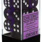 Chessex Manufacturing 23607 16 Mm Purple With White Translucent D6 Dice Set Of 12