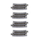 Kato USA Model Train Products Unitrack, 216mm (8 9/16'') Radius 15-Degree Curve Track (4-Piece)