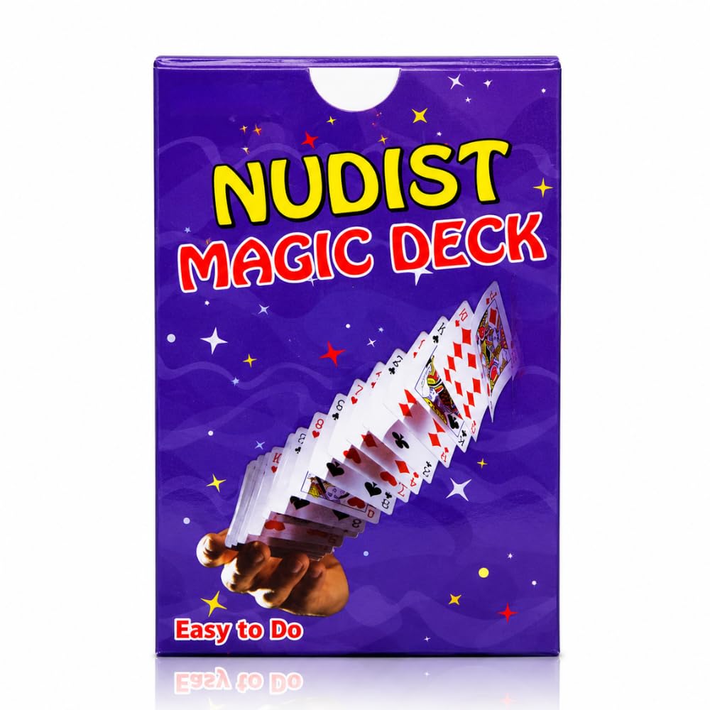 Mystify Magic Nudist Deck Magic Trick | Blank To Printed Card