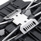 RCLions Stainless Steel Center Skid Plate Protection Plate Chassis Guard for Axial SCX10 iii AXI03007 AXI03006B Upgrades 1/10th 