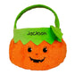 Giftsforyounow Pumpkin Boy Personalized Trick Or Treat Bag, Personalized Halloween Basket, Custom Halloween Bag, Emboridered Bag