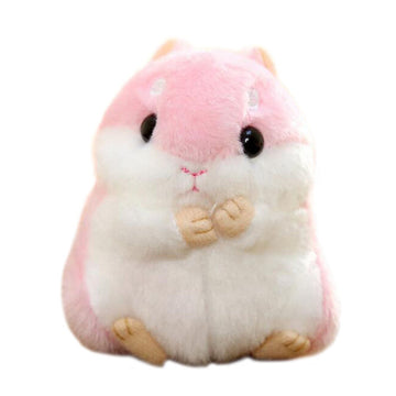 Cuddly Hamster Soft Stuffed Animals Cushion Toy Doll, 4' /10Cm Mouse Plushie Toys Best Birthday Gifts For The Children Kids Baby Toys (Hot Pink)