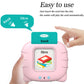 Startcan Spanish & English Talking Flash Cards - 258 Cards, 516 Words, Medium Size, Bilingual Pink, Plastic Educational Toys for Toddlers