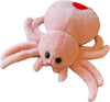 Joson 10 Inch Halloween Cartoon Spider Plush Toy, Cute Spider Plush Toy, Boys Girls Bedroom Party Decoration (Pink)