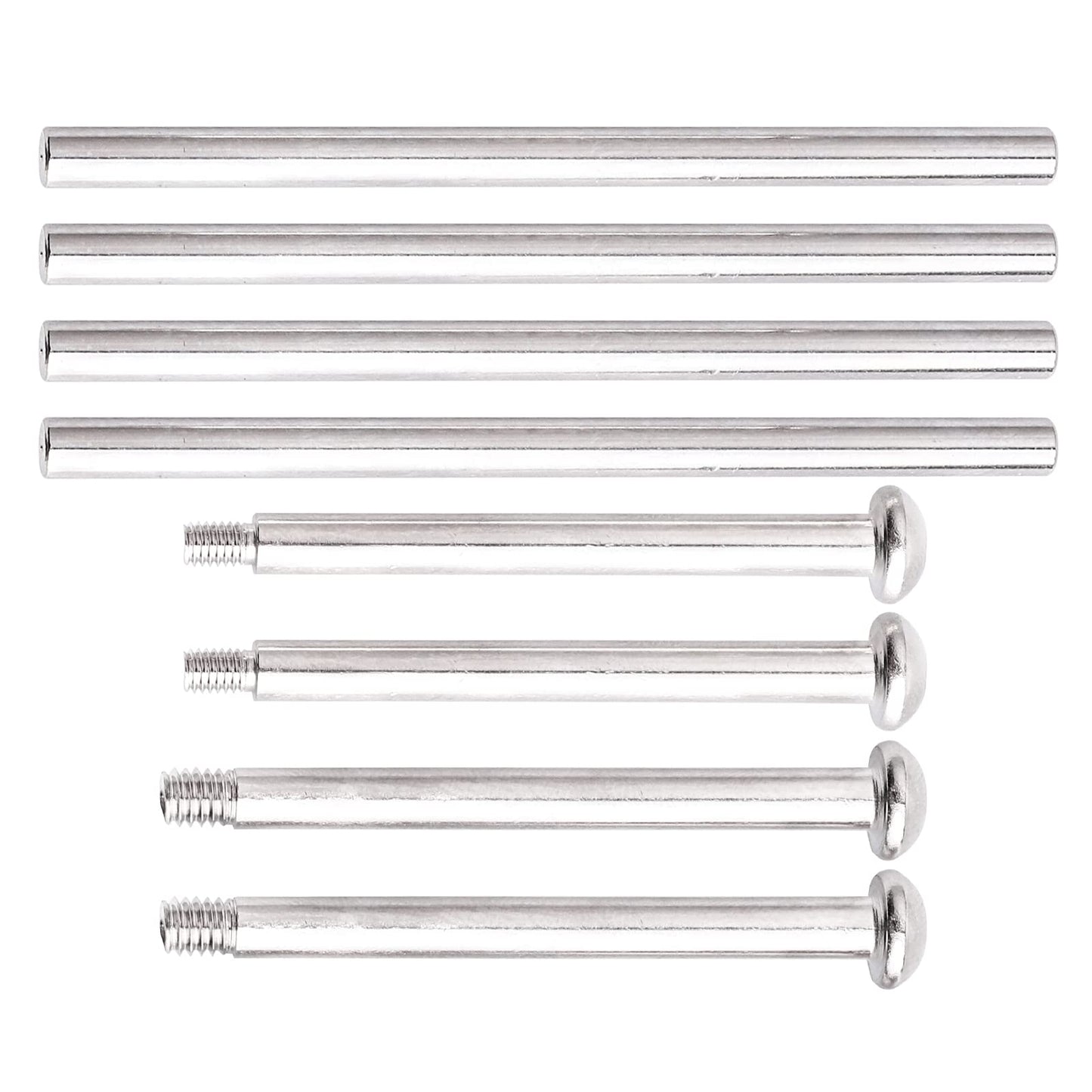 AllinRC Steel Hinge Pins Front Upper & Lower Outer for Arrma 1/8 Kraton Typhon Talion 6S BLX 1/7 Felony Infraction