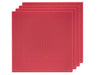 Slabdreamlab 12''X12'' Baseplate For All Major Building Bricks And Blocks (Bright Pink, 4-Pack)