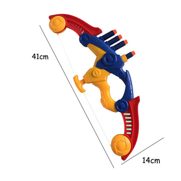 Wentoyce Soft Arrow Bow Set For Kids Beginner, Easy Foam Archery Kit For Starters, With 4 Soft Darts Arrows, Safe Outdoor Indoor Shooting Games Activity For Toddler Boys Girls (Red)