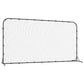vidaXL - Durable Football Rebounder Net, HDPE, Steel Structure, Springy Design, Freestanding, Training Equipment, 144.1x35.4x72 
