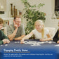 WordSnap Word Strategy Game - Fun 100-Piece Puzzle for 1-4 Players, Ages 8+, Includes Travel Bag, Plastic Zipper Pouch