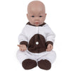 Vollence 17 Inch Full Silicone Baby Doll,Not Vinyl Material Dolls,Eyes Open Realistic Reborn Baby Doll,Real Baby Doll,Lifelike Baby Dolls - Girl