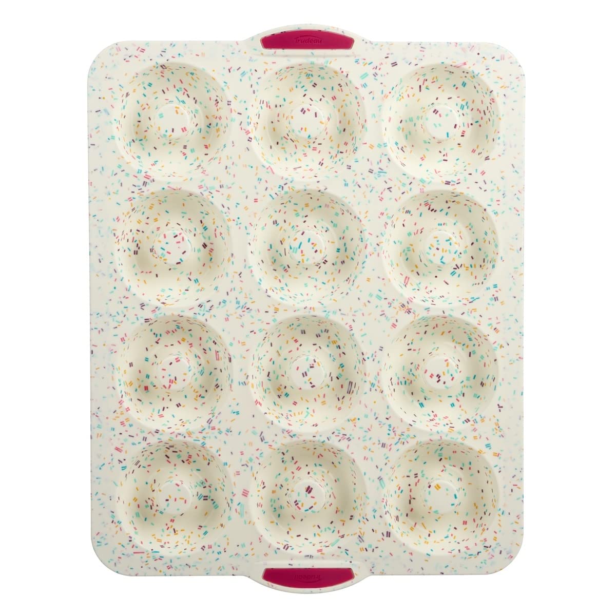 Trudeau Jumbo Donut Mega Pan, 12-Count, Confetti