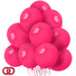 Hot Pink Balloons 100 Pcs 12 Inch Thicken Latex Hot Pink Balloons Pink Round Helium Balloons For Birthday Wedding Valentines Ann
