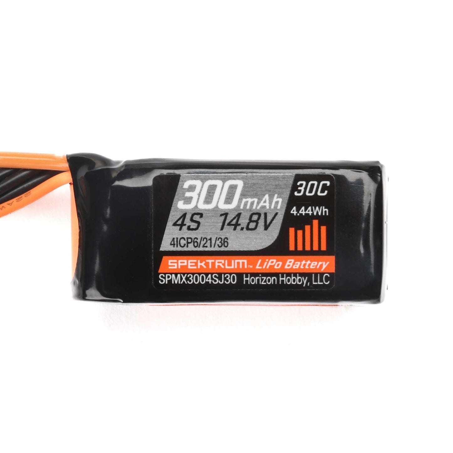 Spektrum Accessories 4S 14.8V 300mAh 30C LiPo Battery, SPMX3004SJ30