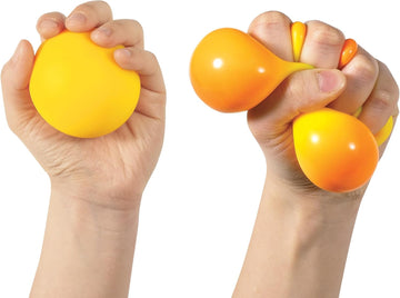 Schylling Needoh Color Change Groovy Glob! Squishy, Squeezy, Stretchy Stress Balls - Assorted Colors 3 Pack