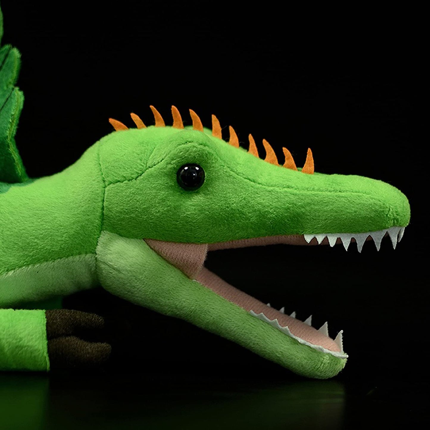 Zhongxin Made Simulation Spinosaurus Dinosaur Stuffed Plush Toy - 18' Soft Lifelike Sail-Backed Dinosaur Model Toy, Real Life Dinosaur Stuffed Animal Toys, Collectible Gifts For Kids
