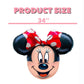 Killer's Instinct Outdoors Big Cartoon Girl Mouse Foil Balloon 34in Red CS100
