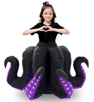Inflatable Costumes for Kids Octopus Halloween Blow Up Octopus Costume Animal Girls Cartoon Cosplay Party