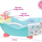 Jc Toys - For Keeps Playtime! | Baby Doll Real Working Bath Set | Fits Dolls Up To 16' | Shower And Faucet Really Work | Play Accessories | Ages 2+, Pink