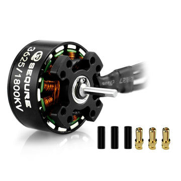 Sequre 3625 Brushless Motor 1800Kv Outrunner Motor 2-4S Outer Rotor Brushless Motor With 3.5Mm Male Banana Connector For 1/10 Rc