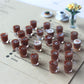 1Pc Brown Miniature Coffee Cups,Model Dollhouse Doll House Accessories,Christmas Birthday Gifts for Boys Girls Women Friends Orn