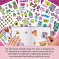 Fashion Angels 1000+ Ridiculously Cute Stickers For Kids - Fun Craft Stickers For Scrapbooks, Planners, Gifts And Rewards, 40-Page Sticker Book For Kids Ages 6+ And Up