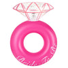 HeySplash Pool Floats, Inflatable Diamond Ring Pool Float, Large Engagement Ring Floatie for Bachelorette Party, Swim Tube River