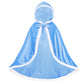 Century Star Girl Fur Princess Cape With Hood Girls Cloak For Little Girls Christmas Blue 4-5 Years