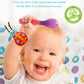Bloobloomax Baby Soft Toy Foot Finder Socks Wrists Rattles - Ankle Leg Hand Arm Feet Rattle Toy Set- Newborn Present For Infant Toddler Boy Girl 0 3 6 9 12 24 36 Months