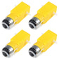 Diann 4Pcs Tt Motor Electric Motor Dc 3V-6V Dual Shaft Geared Motor Gearbox Engine Motor For Smart Car Robot Toys Cars Chassis M