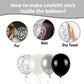 Black And Silver Balloons, Metallic Silver And Black Balloons Pearl Silver Confetti Balloons Black Silver Party Balloons Chrome