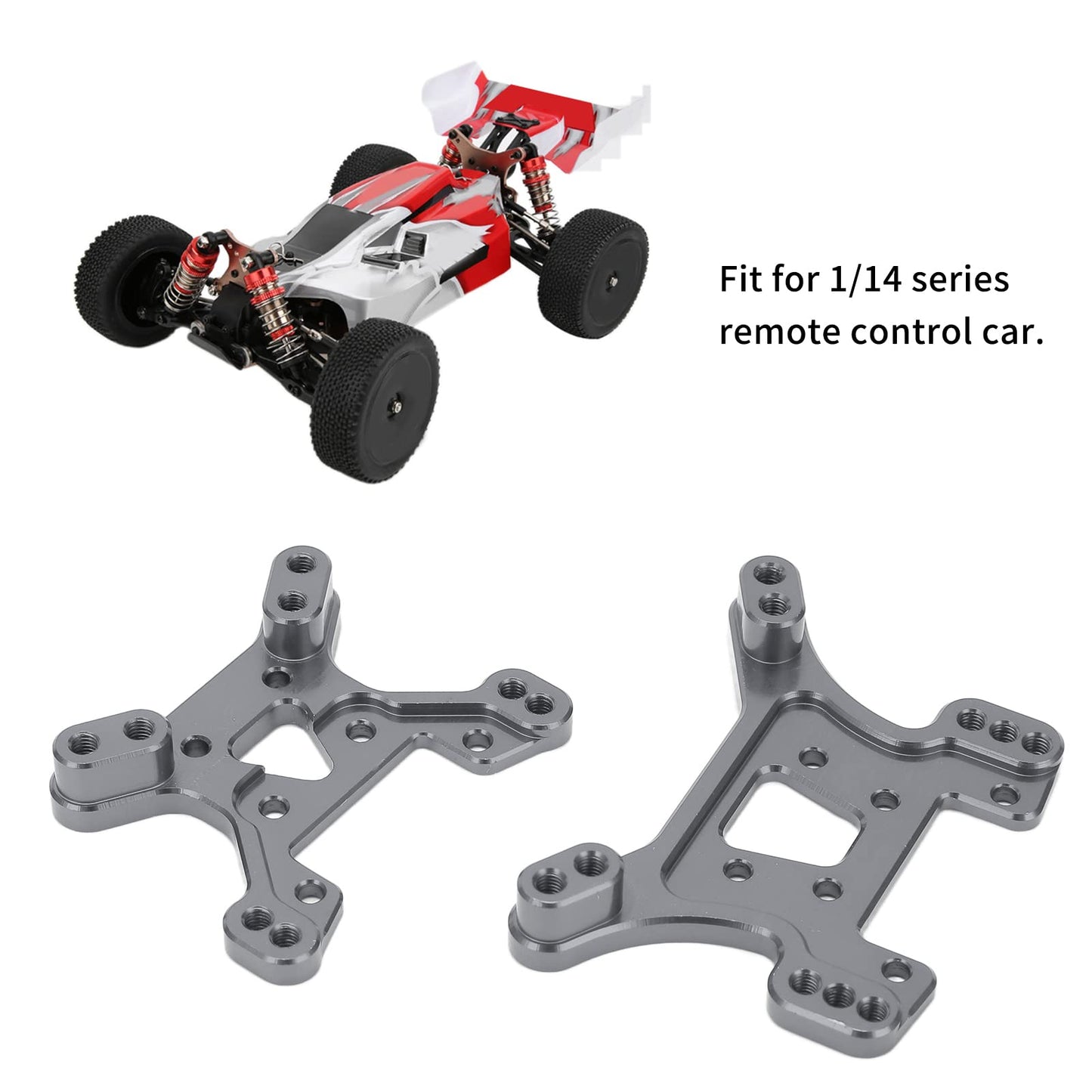 Shock Tower Boards, Aluminium Alloy Easy Installation Front Shock Tower For 1/14()