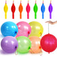 Leezzizz 41Pcs Punch Balloons, Thickened Neon Punching Balloon Heavy Duty With Rubber Band Handle Birthday Party Favors For Kids