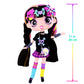 DECORA GIRLZ Fashion Girlz Dolls Set of 2 - 11" Multicolored Nylon Dolls with Clothes & Accessories, Model D1028