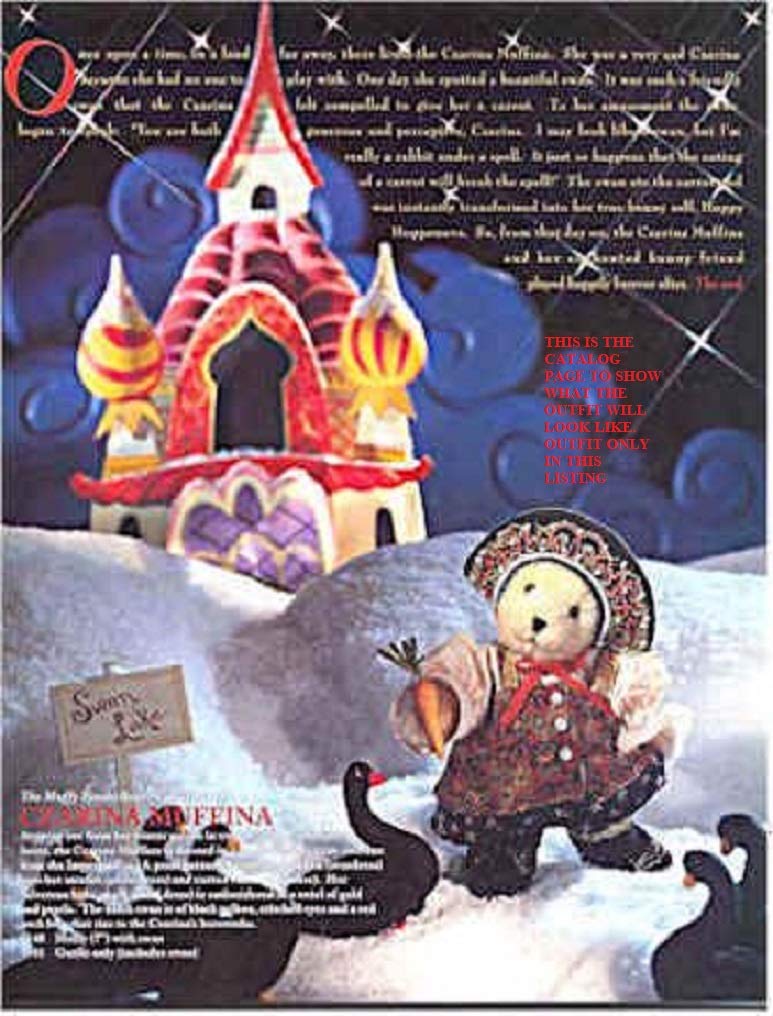 Muffy Vanderbear Collection ''Czarina Muffina'' Outfit Only #5141