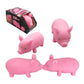 ZHEBAG Cute Pink Pig Stress Toys  Cute Animal Squishy Pig Fidget Sensory Toys Stress Relief Toy Gifts for Children and mature-themeds  Stress Relief Squishy Toys for Kids (4 Pack)