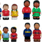 Get Ready Kids Multicultural Famly Figures Set Of 16, 5', Multi, 624