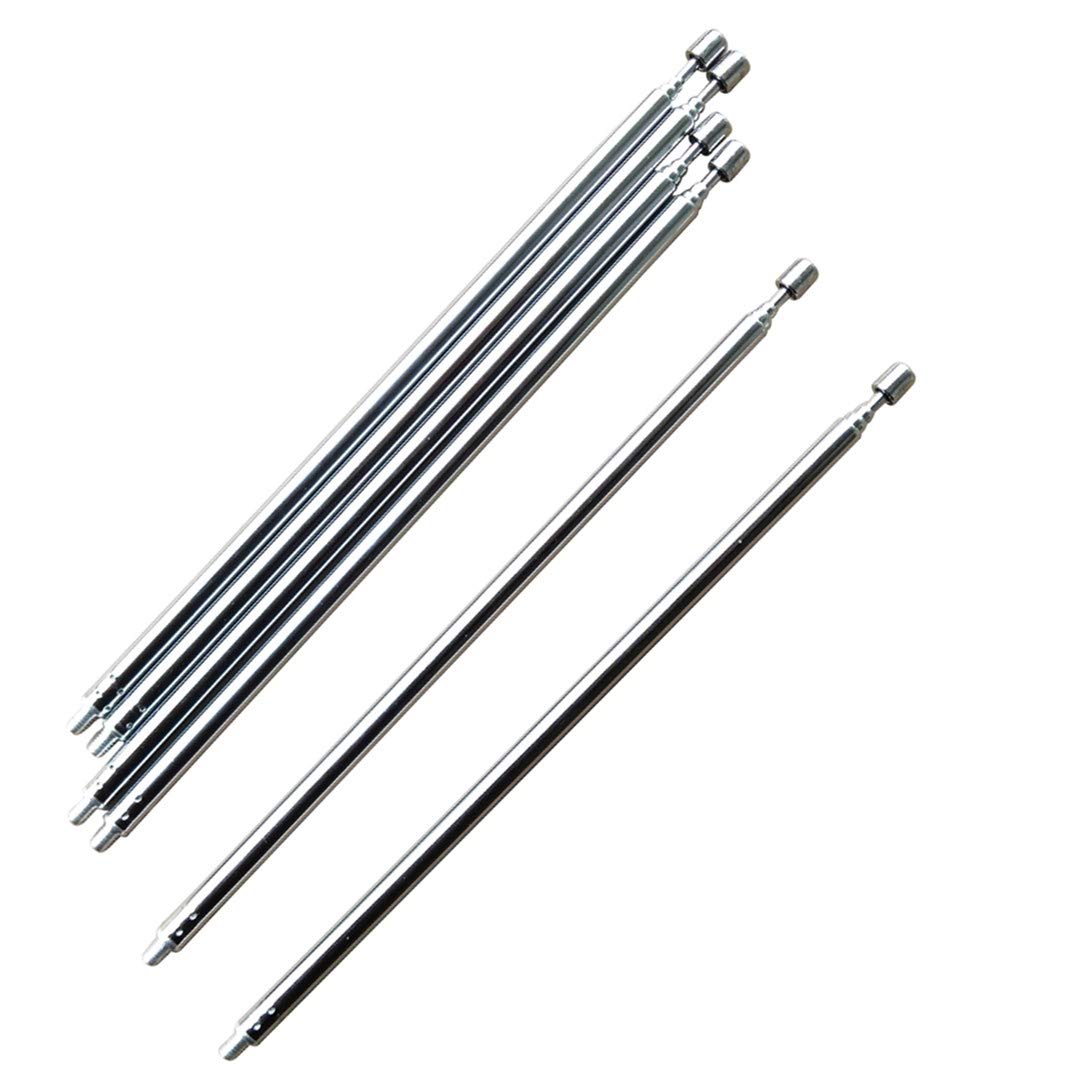 weelye 6 Pcs Universal Telescopic Metal Long Antenna